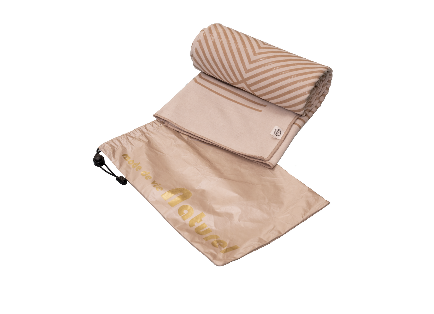 MDVN Non-Slip Yoga Towel Oatmeal White